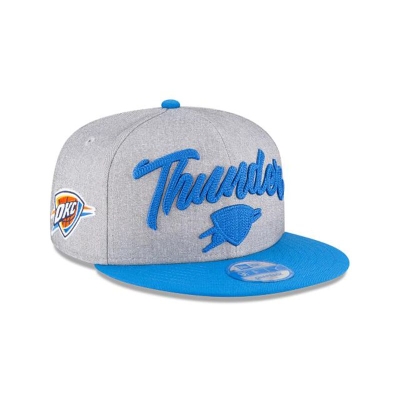 Oklahoma City Thunder Gorra | New Era Official NBA Draft 9fifty Snapback Cap Mexico - Grises